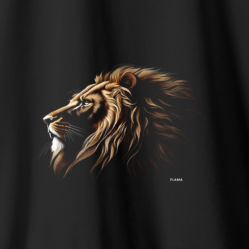 Camiseta LEÃO REI PRETA (ALGODÃO PERUANO) - Main Image